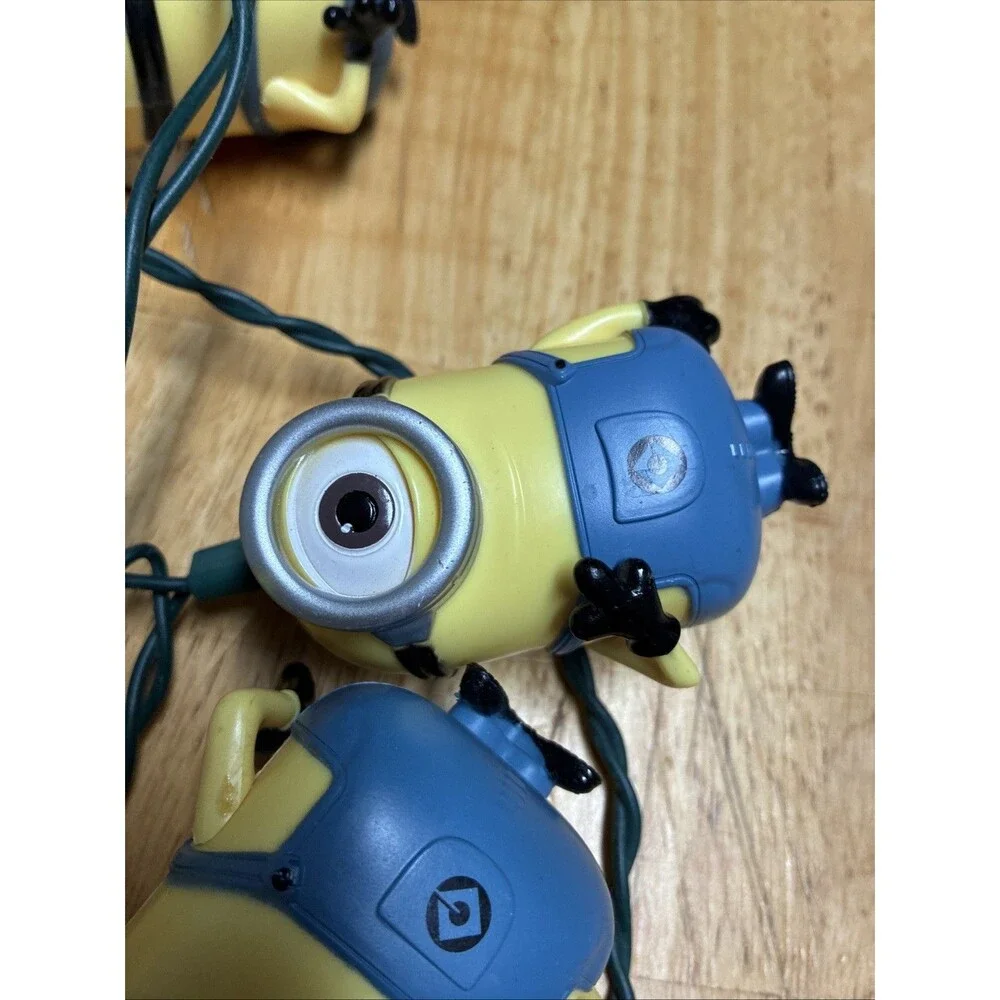 DESPICABLE ME Minions Christmas 10 Light Set Indoor Outdoor TESTED